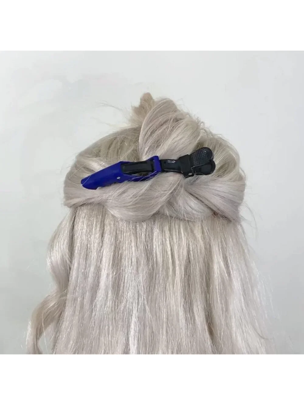 Wide Teeth Double-Hinged Hair Clips for Women - Professional Salon Quality, 10